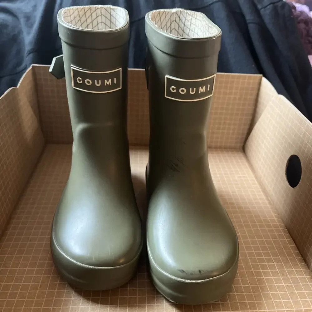 Goumi Toddler- Sage Green Rain Boots Size Toddler 6 - Muddies